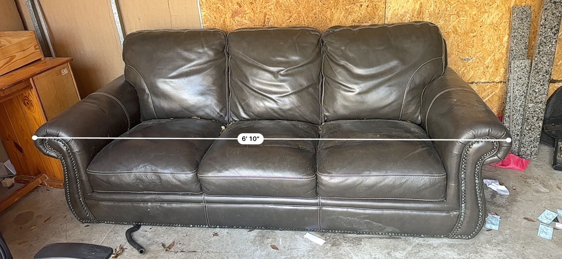 Free Leather Couch