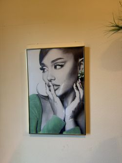 Custom Framed Ariana Grande Wall art