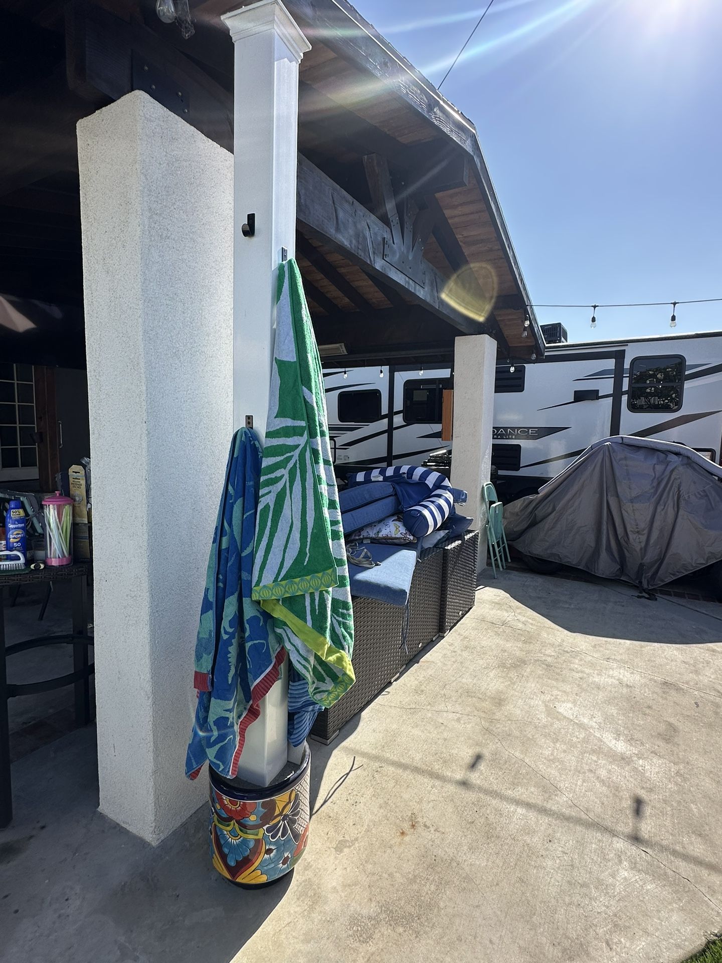 Pool Towel Holder