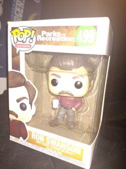 Ron Swanson pop figure
