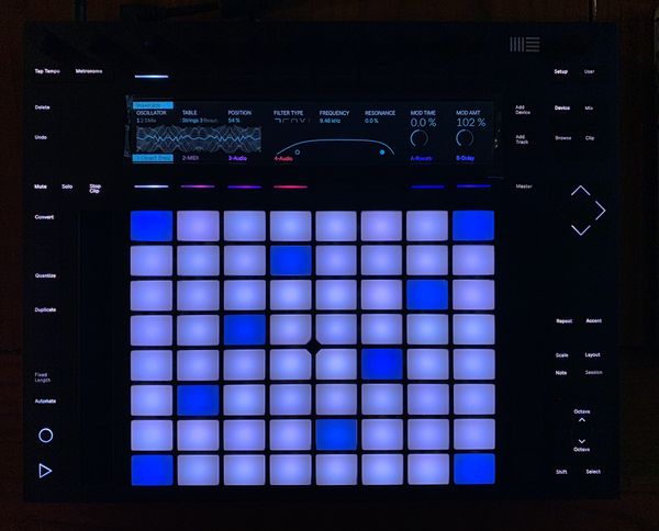 ableton push 2 with
