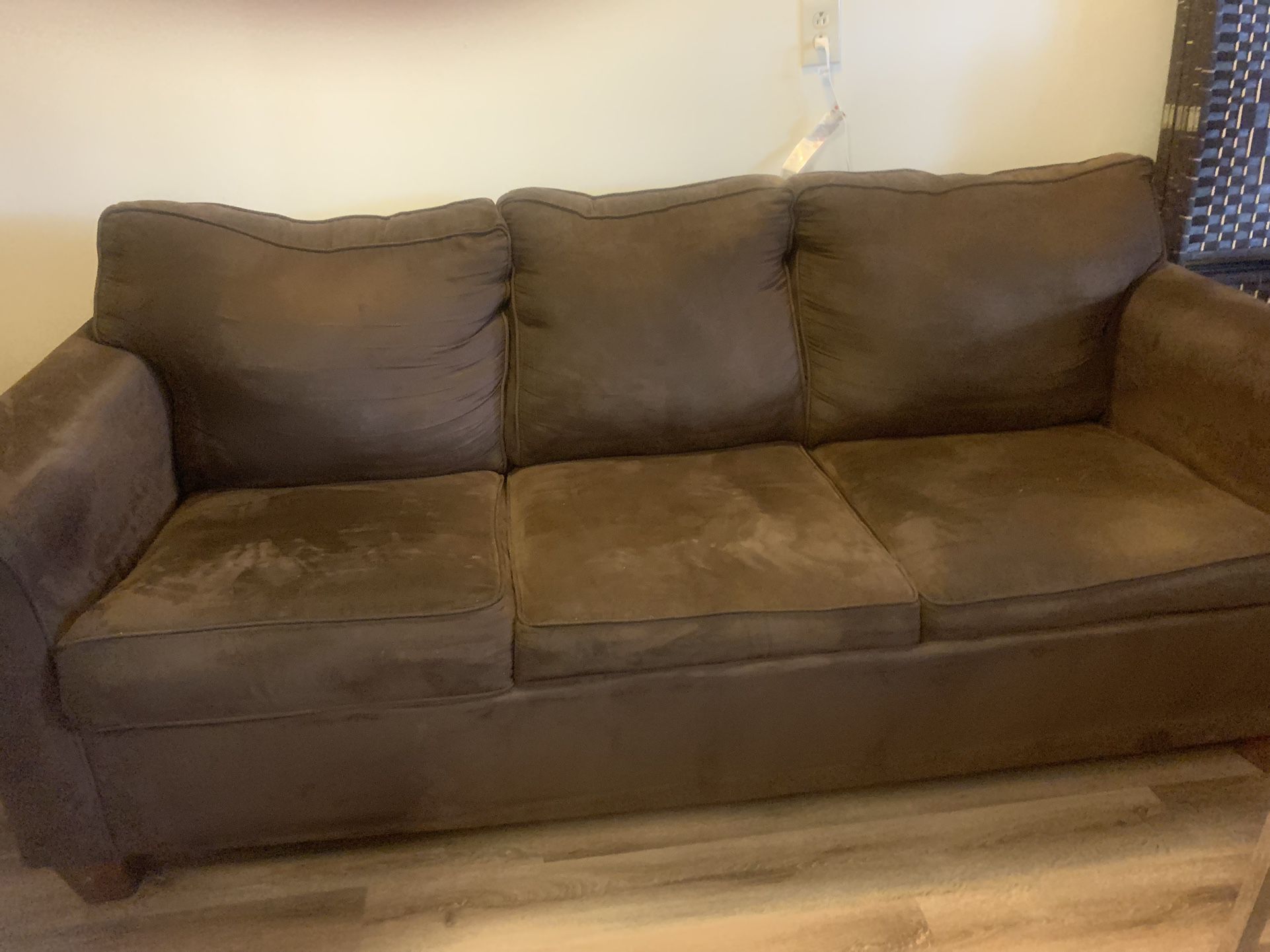 Brown Pull Out Couch