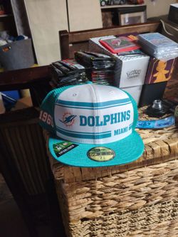 NWT NEW ERA 9 FIFTY NFL MIAMI DOLPHINS 1966 THROWBACK MESH BACK HAT BALLCAP