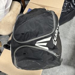Easton, Baseball BackPack, Black And White 
