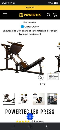 Powertec leg press.