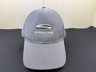 Sterling Trucks Gray Hat Cap Embroidered Logo One Size Adjustable Back