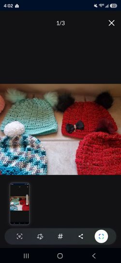Winter handmade hats