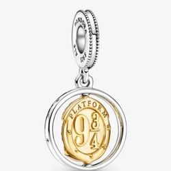 Pandora Harry Potter Hedwig Owl Spinner Charm 