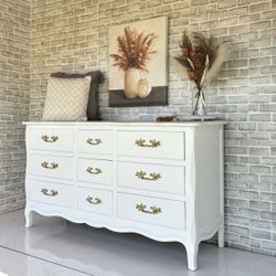 French Provincial Dresser - Sideboard - Buffet - Entertainment Center - Credenza - TV Console