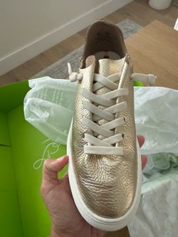 New Sam Edelman gold sneaker