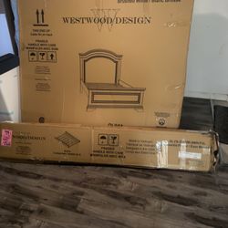 FULL SIZE Bed Frame ((Open Box). Complete 