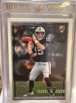2026 Topps Flagship- Fernando Mendoza 35th Anniversary RC 91TR-1 Raiders