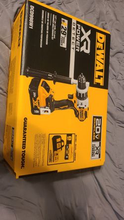 DEWALT 20V XR POWER DETECT HAMMER DRILL/DRIVER KIT DCD998W1 BRAND NEW SEALED BOX