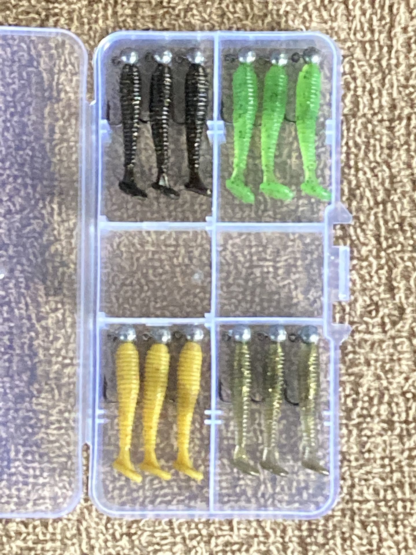 Fishing Lures- 1.5 Inch Paddle Tail Kit