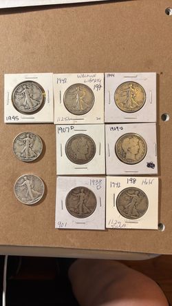 Silver 90 percent half dollars
