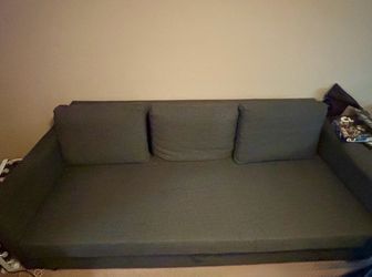 Grey sofa bed