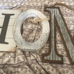 Home decor letters