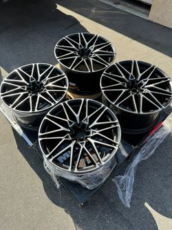 Original BMW X5 X5M X6 X6M OEM Wheels (21" Front, 22" Rear) SET OF 4 Competition Rims