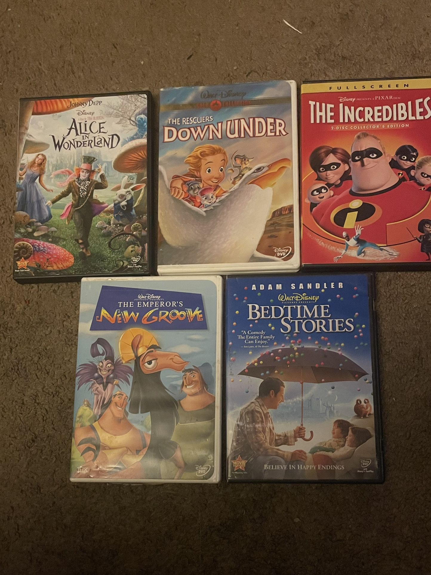 180 DVDs Disney Marvel and More