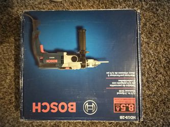 Bosch 1/2 in. 2 Speed Hammer Drill. Top of the line hammer drill brand new never used. Rebuildable if ever needed....
