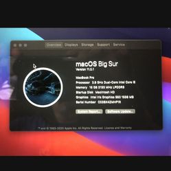 MacBook Pro 13.3” 2016