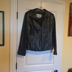 Vintage Women's Leather Motorcycle Jacket