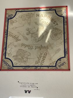 Table top Square From Disneys Food And Wine festival