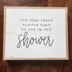 Bathroom Wood Wall Decor
