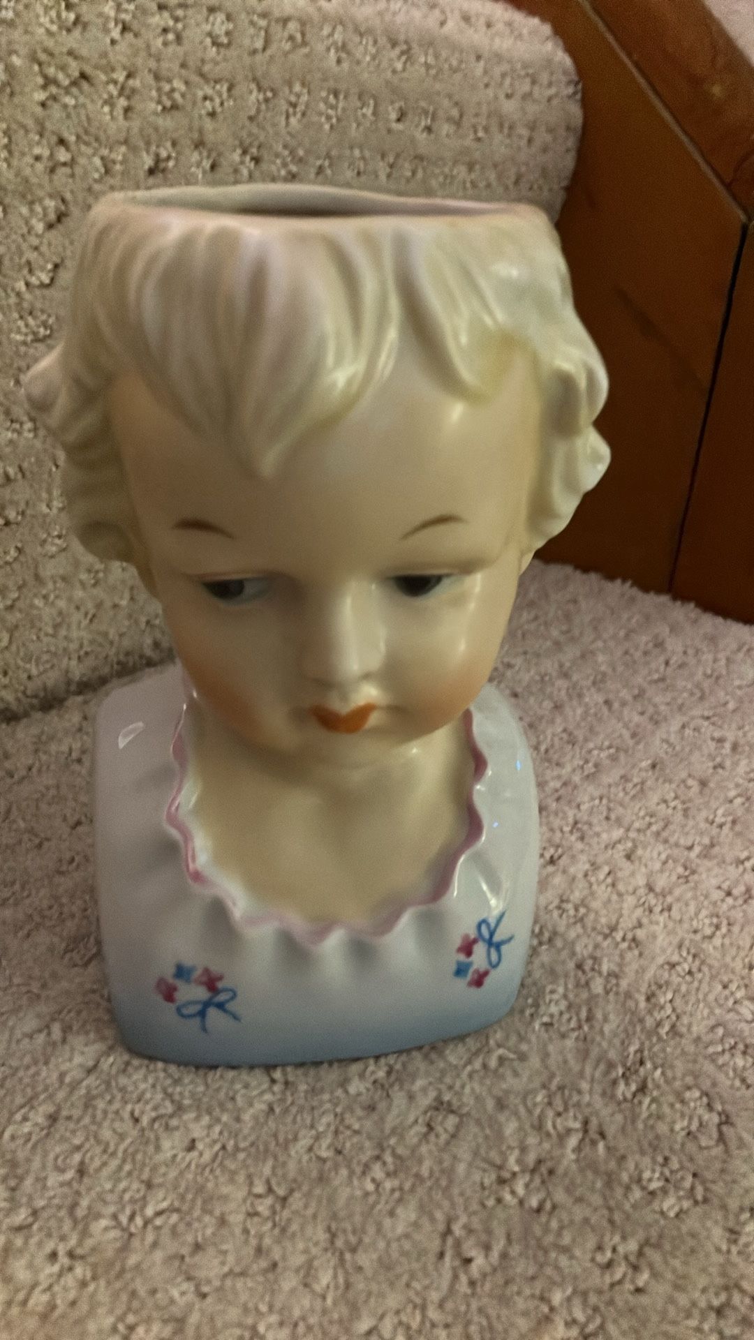 6inch Ceramic Boy In Blue.