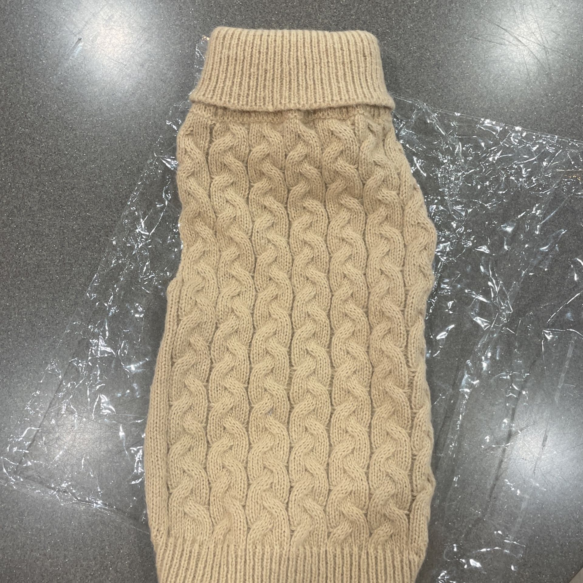 Small Dog Sweater(beige)