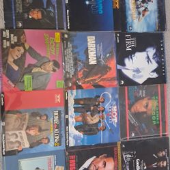 Lazer Disc Movies Total Of 12 In Good Condition