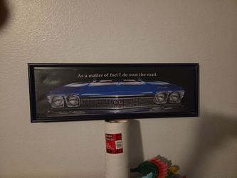 SS 427 Chevelle Wall Decor Man Cave