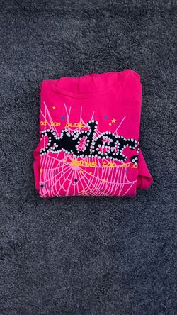 Medium Dark Pink Spider Hoodie