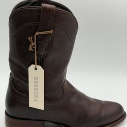 PRE-OWNED TECOVAS  THE EARL SZ 9.5 EE For Men’s   BROWN