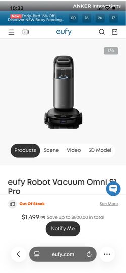 Eufy Robot Vacuum Omni S1 Pro