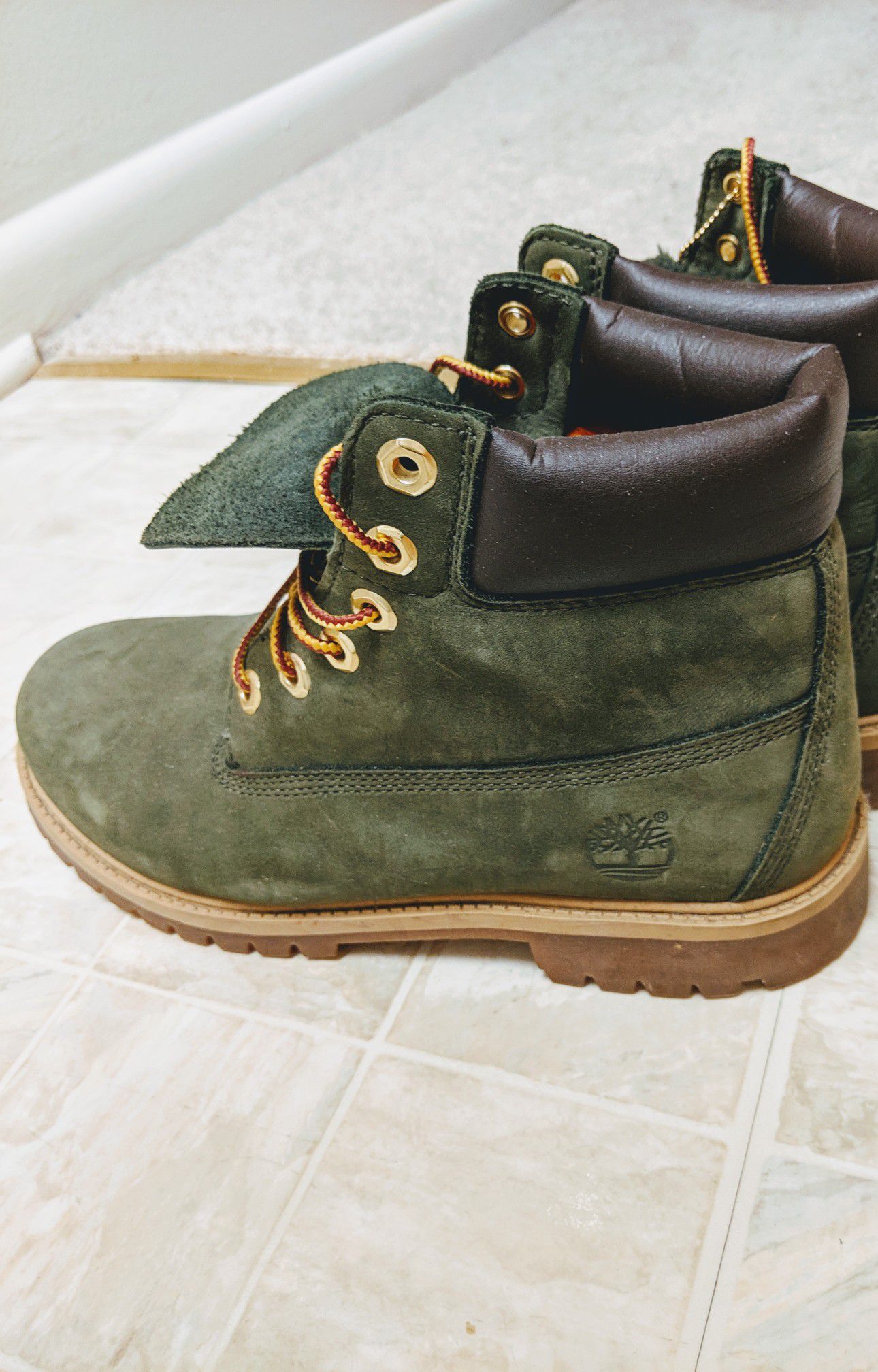 Green Timberland Boots (Timbs)