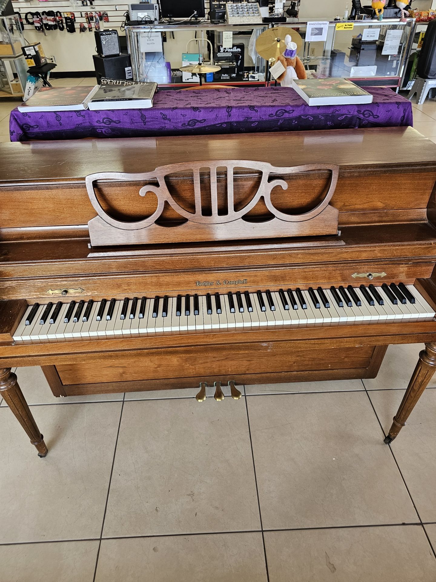 Kohler And Campbell Console Piano