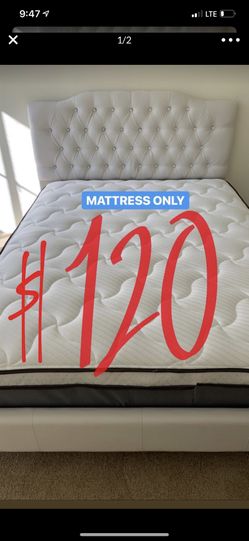 BRAND NEW PILLOW TOP MATTRESSES💯 Queen $120 ❌ $180 With Box Spring FULL SIZE $100 ❌ $150 With Box Spring Twin $80 ❌ $120 With Box Spring