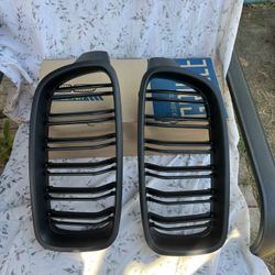 matte black bmw grill for 3 series f30 And f31