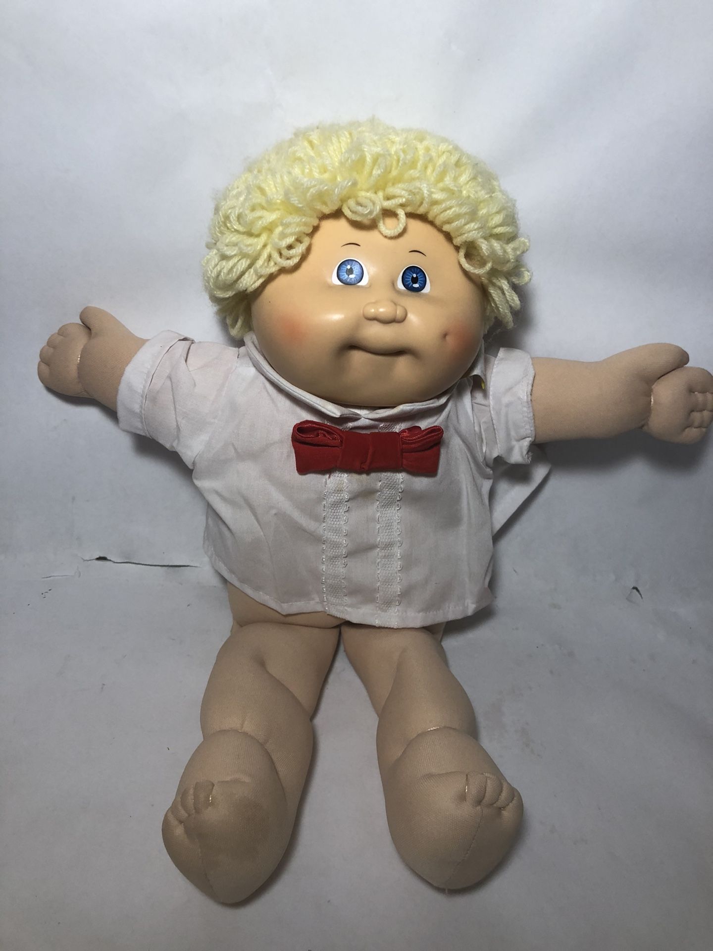 Vintage 1978 1982 CABBAGE PATCH DOLL Blonde Hair Blue Eyes Fast Shipping!