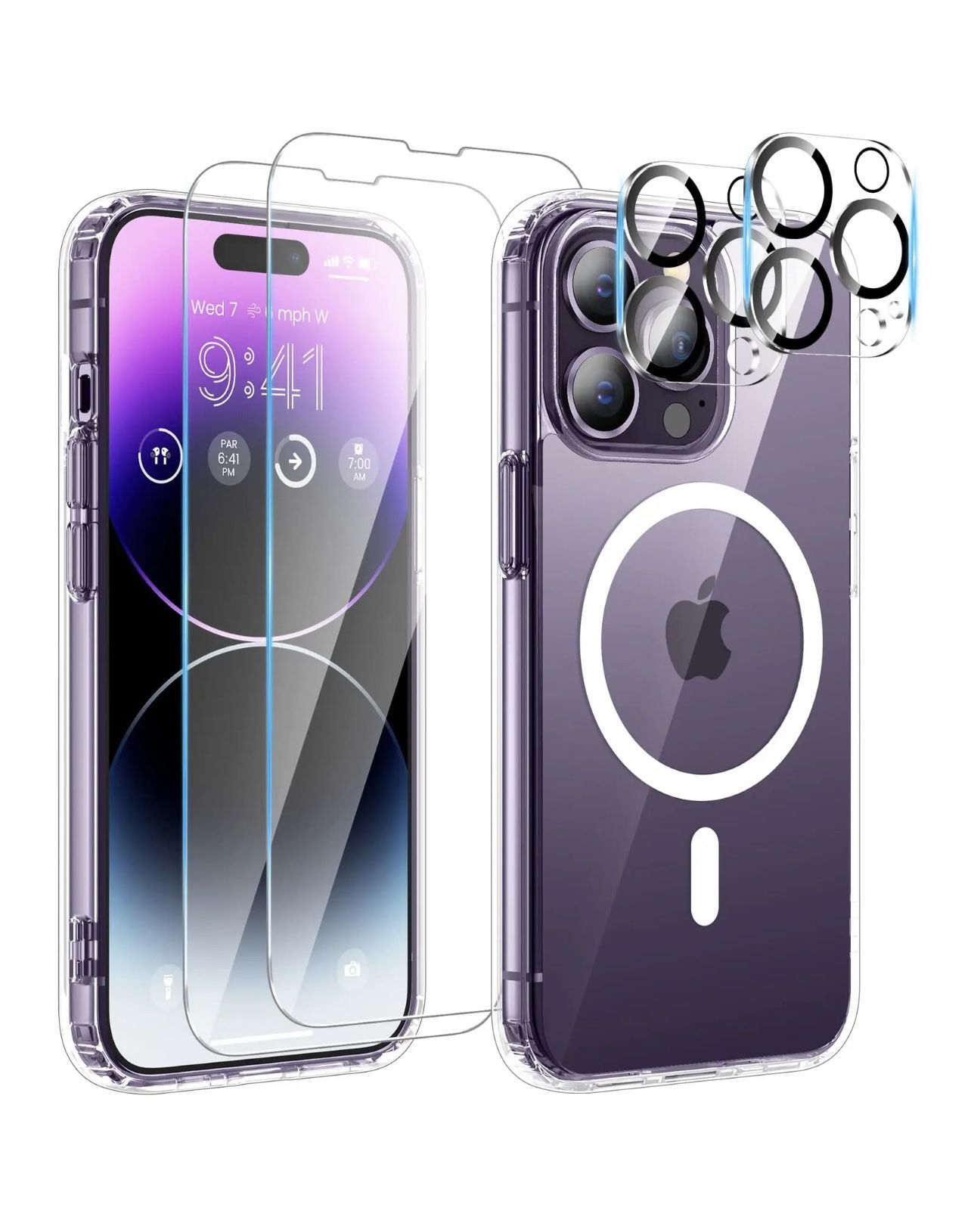 Screen Protector + Wireless Phone Case 