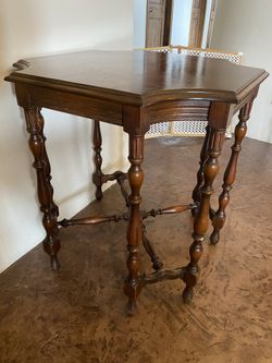 Vintage Entry Table  Parlor Table  