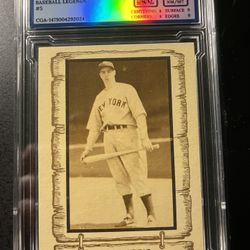 Joe DiMaggio Baseball Legends Card—Graded