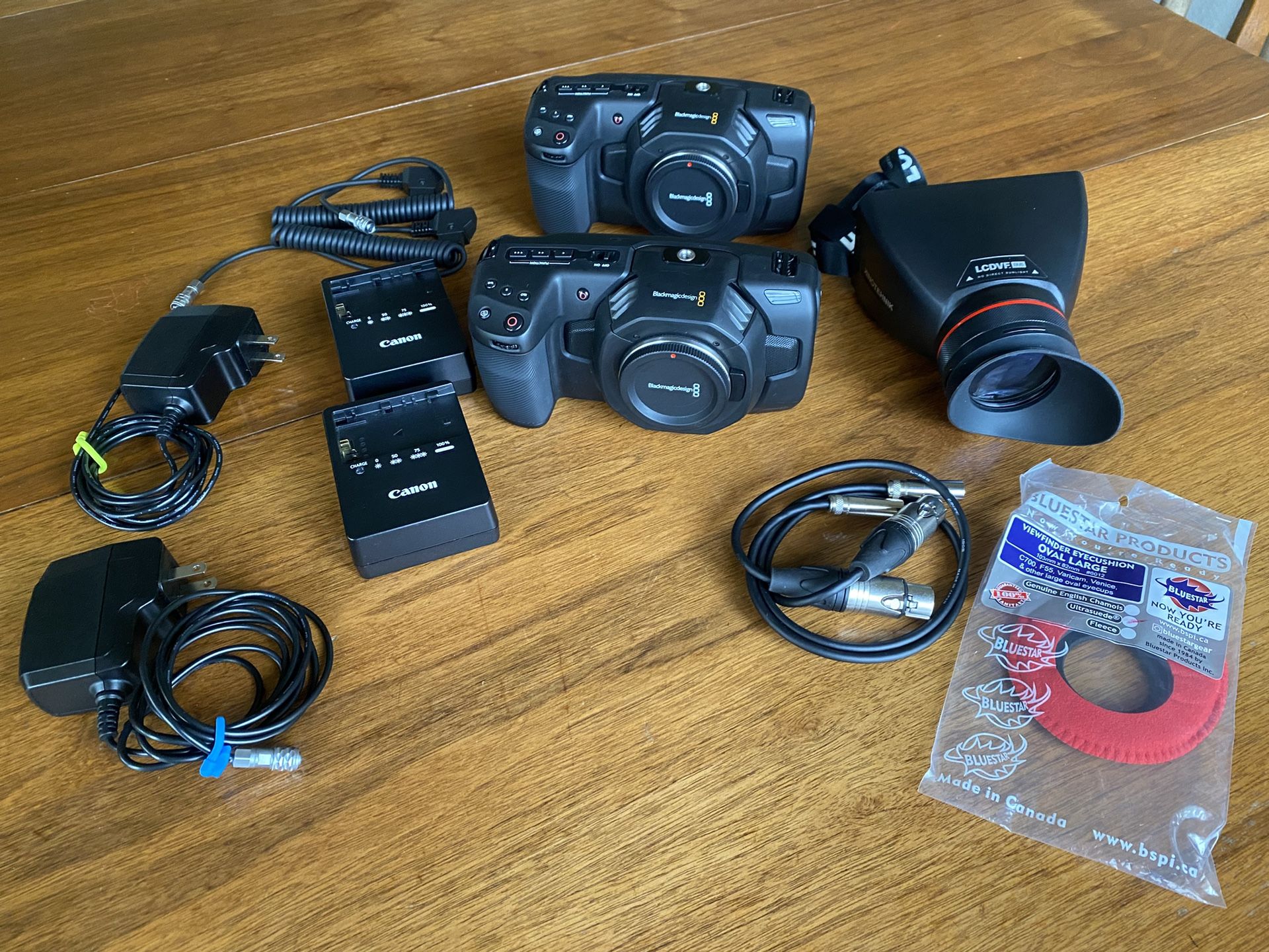 Blackmagic Pocket Cinema Camera 4K — 2 Available (Excellent Condition + Accessories)