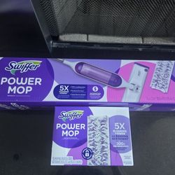 Swiffer Power Mop a box of extra Mopping pads...All new...$25 for all