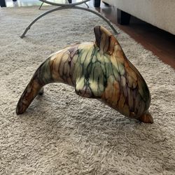 Vintage Dolphin Statue 