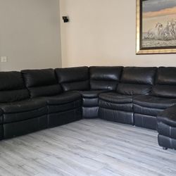 Pure Leather Couch 