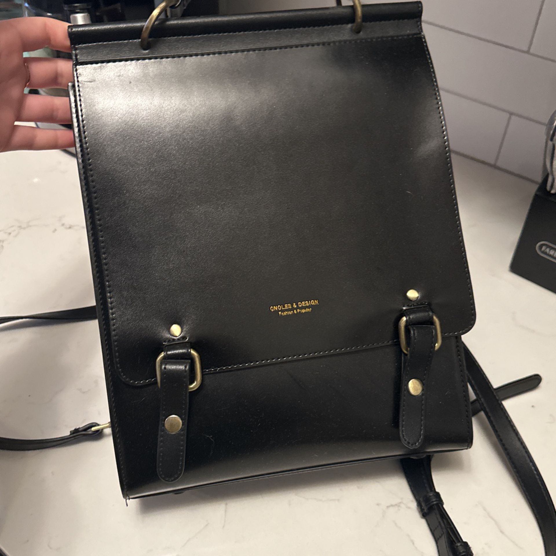 Backpack Leather Purse