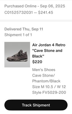 Air Jordan 4 retro cave stone