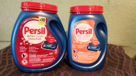 Persil pods/$17 each (cada bote)